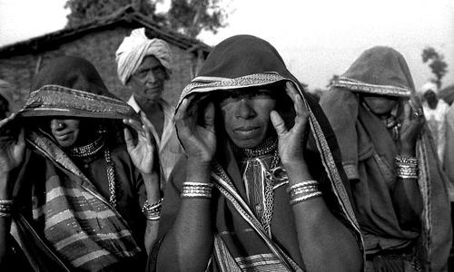 Militanti della Narmada Bachao Andolan-Hapeshawar-Madhya Pradesh