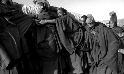 Verso la montagna con il Buddha gigante - Xiah’e - Gansu